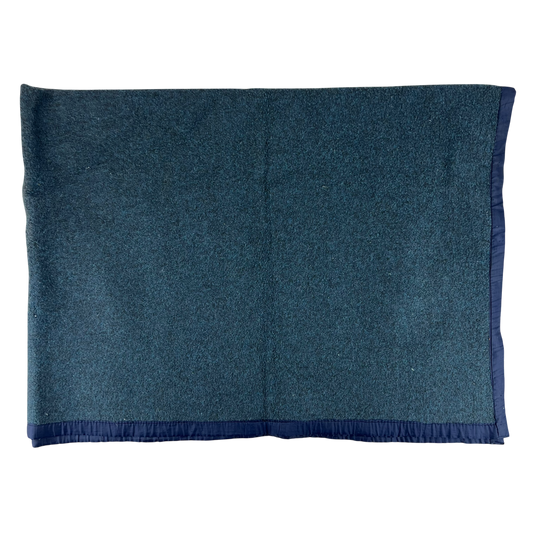 Romanian Army / Air Force Blue Wool Blanket
