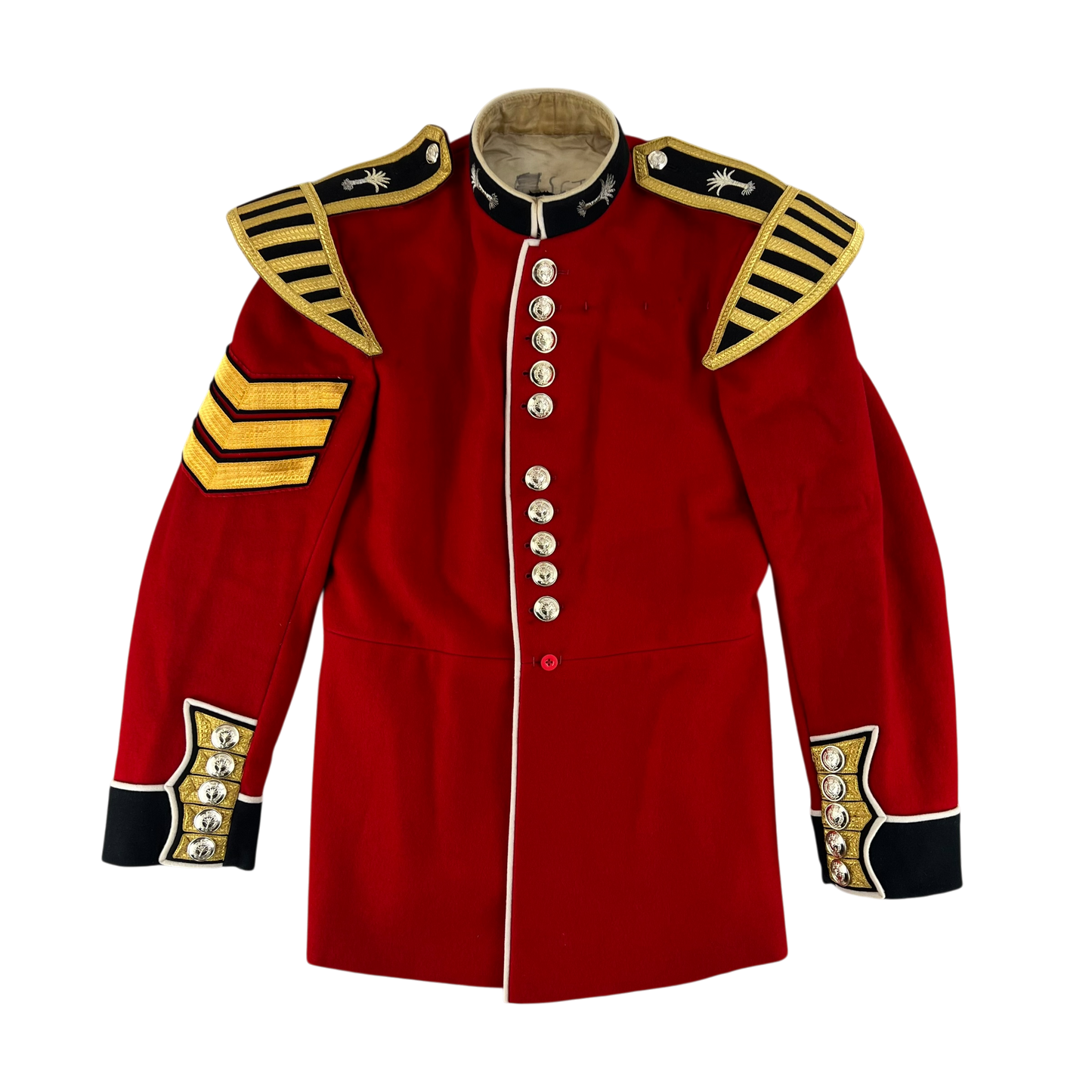 British Army CQMS & Sergeants Bandsman's Tunic Jacket w/ Wings - Welsh Guards - Medium
