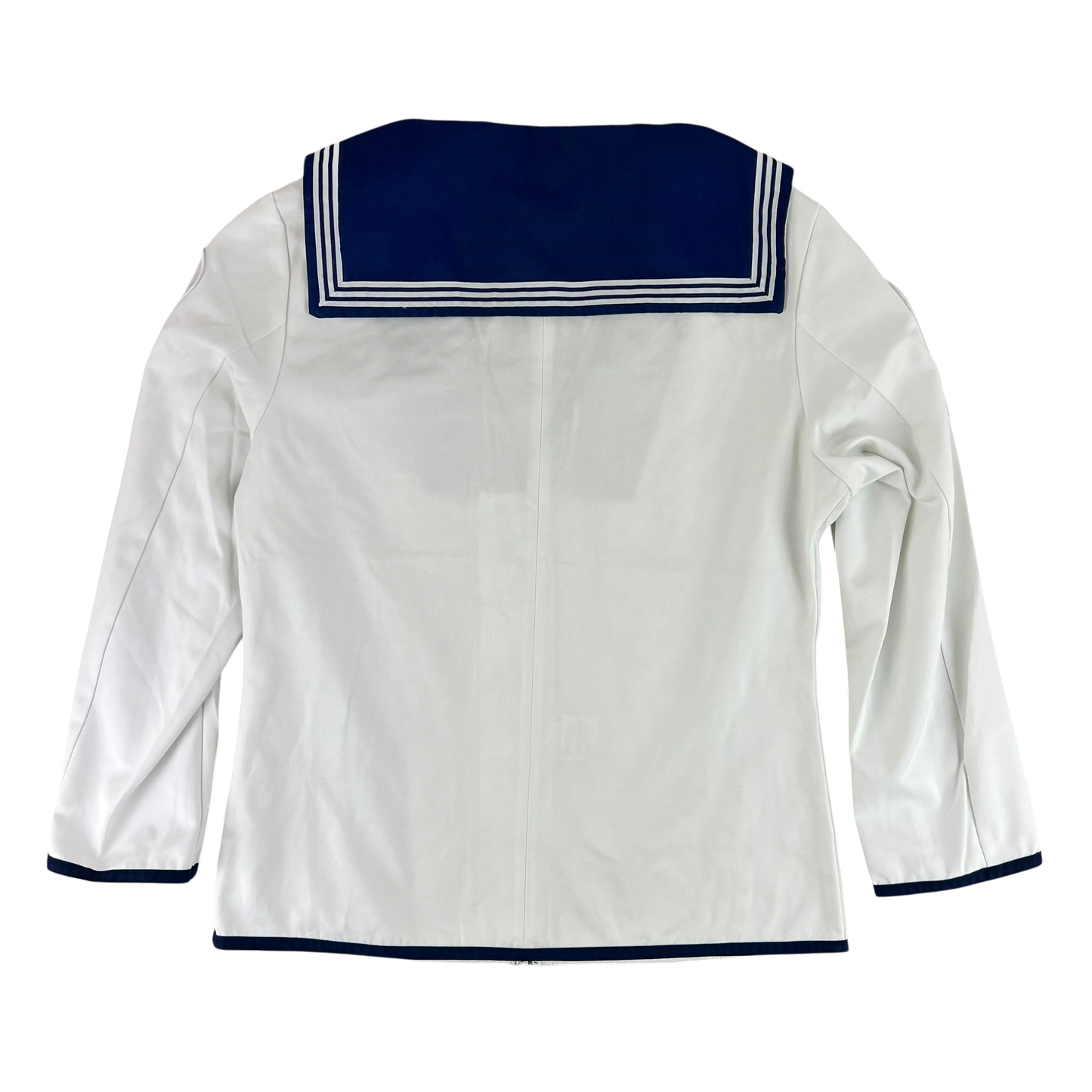 British Royal Navy Class II White Jumper Sailor's Top - Large 170/104