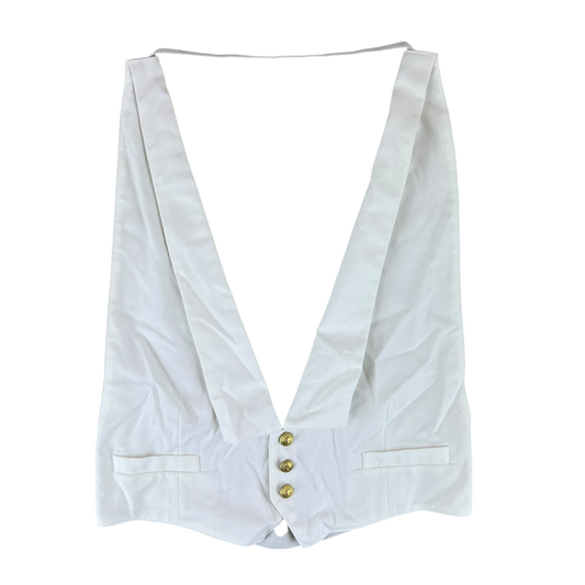 Finnish Navy M83 White / Cream Mess Dress Waistcoat - Large