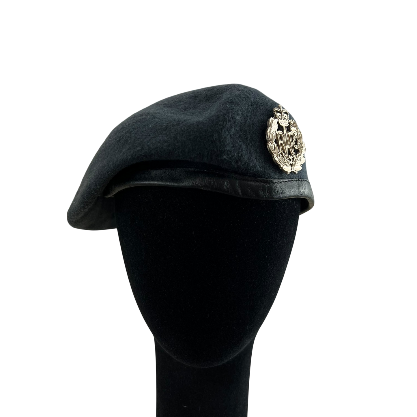 British RAF Beret w/ Badge - Medium 58cm