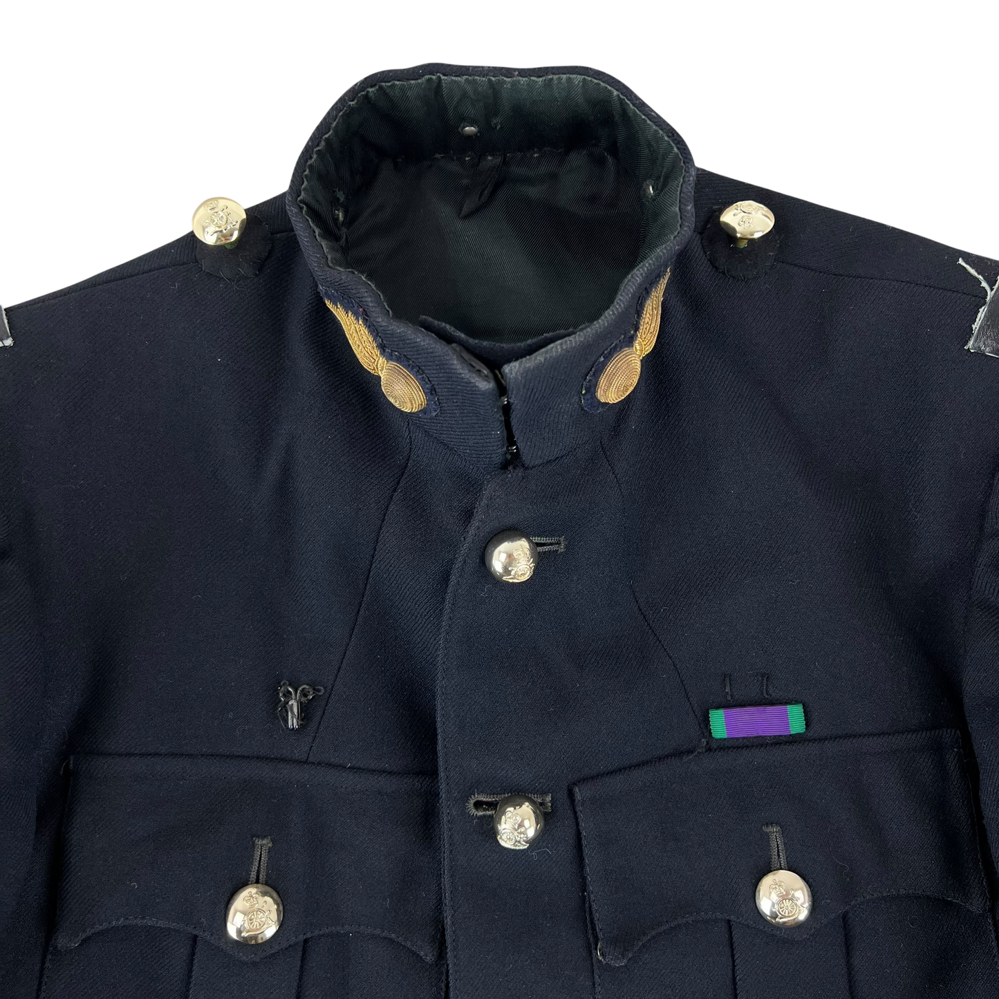 British Army RMAS Officer Cadets 70s No. 1 Dress Jacket - Royal Artillery Regiment - Small