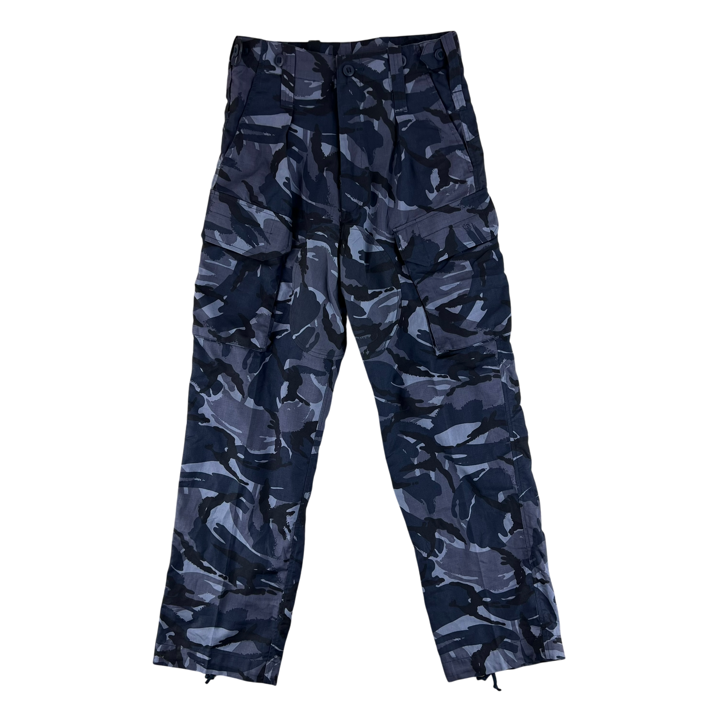 British Army OPFOR Blue DPM Camouflage Combat Trousers - W30 L30.5