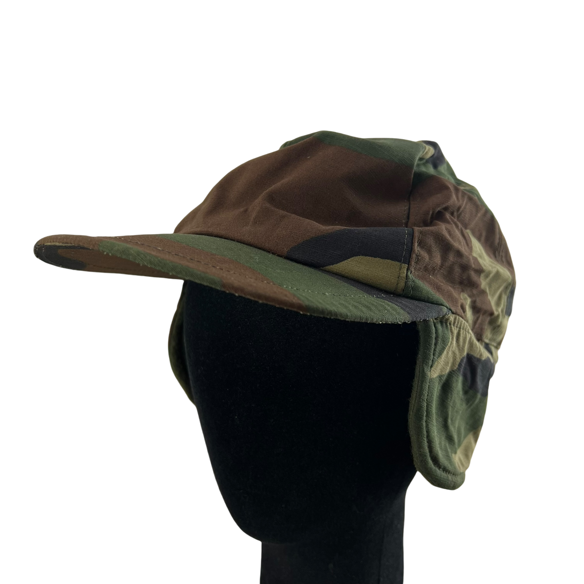 Turkish Army M81 Woodland Camouflage Ripstop Cold Weather Cap - All Sizes