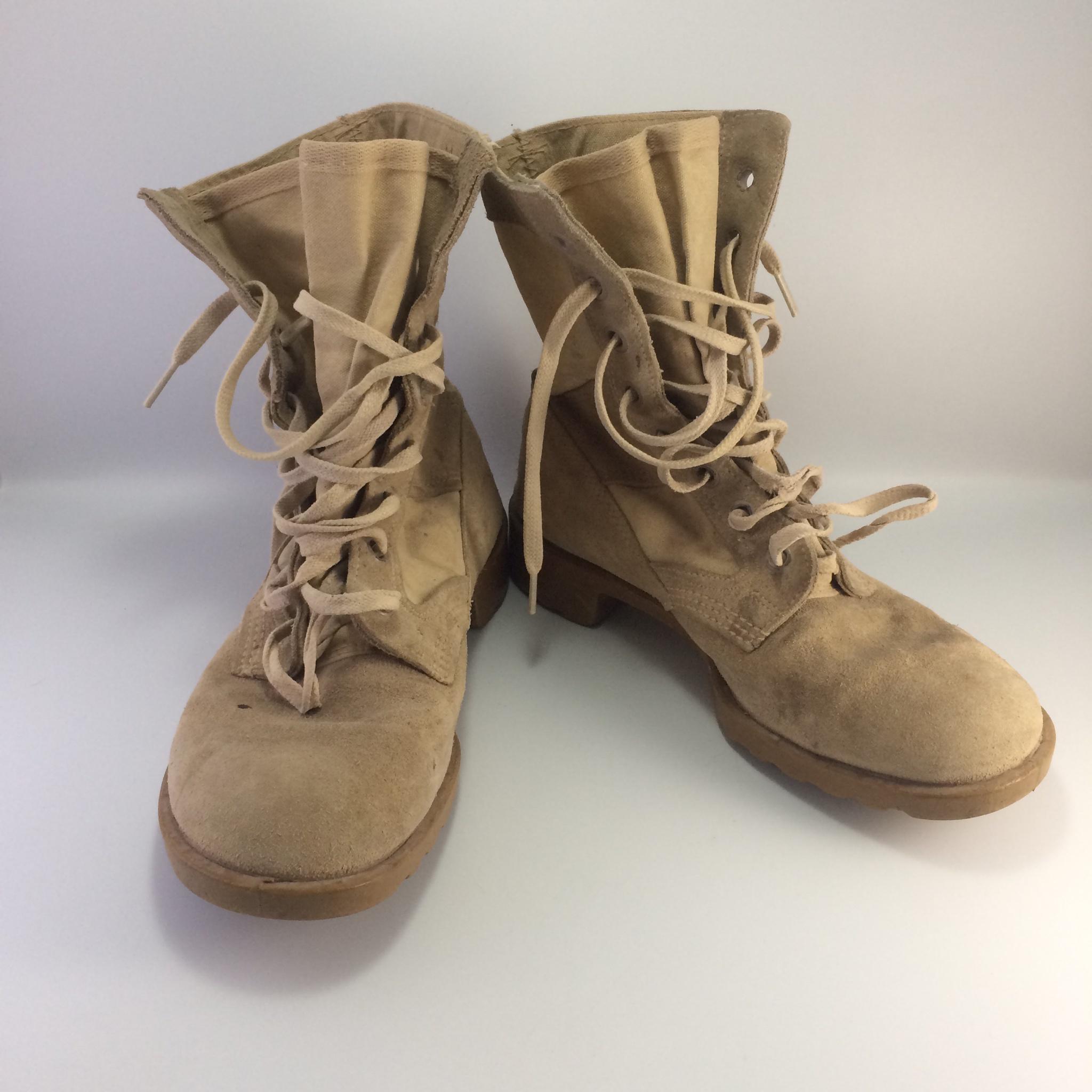 British Army 1990's Gulf War Khaki Desert Boots – Lambrino Militaria