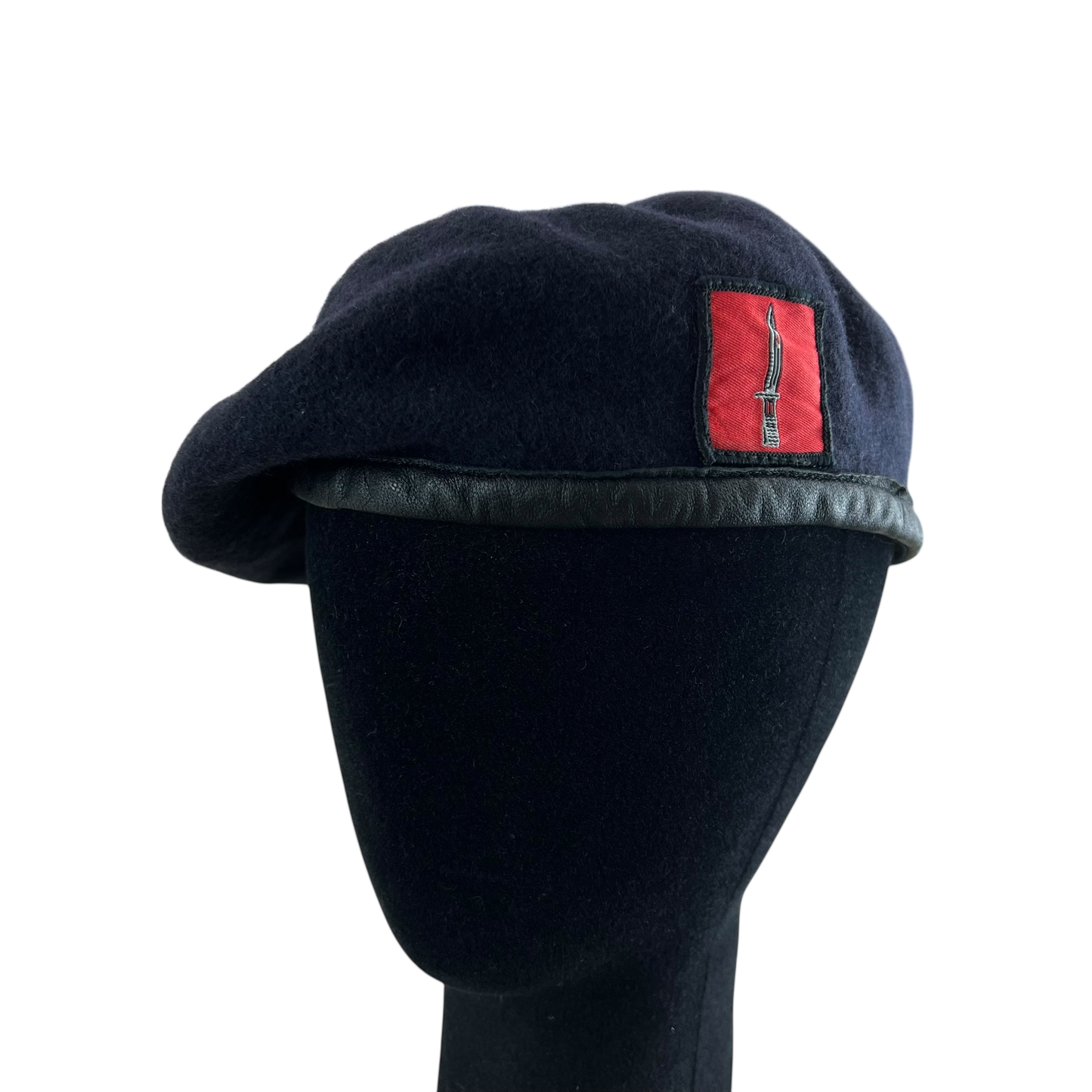 British Army Navy Beret w/ Patch - Small 56cm
