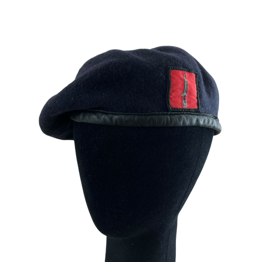 British Army Navy Beret w/ Patch - Small 56cm