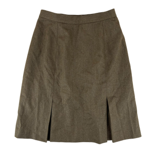 British Army Women's Barracks Brown Ceremonial FAD No. 2 Dress Skirt - W33 L26.5