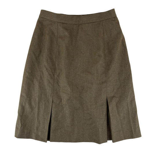 British Army Women's Barracks Brown Ceremonial FAD No. 2 Dress Skirt - W33 L26.5