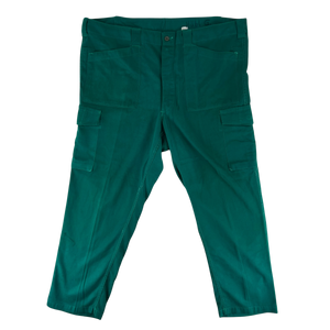 Austrian Army Green Blue Fatigue Trousers - W46 L29