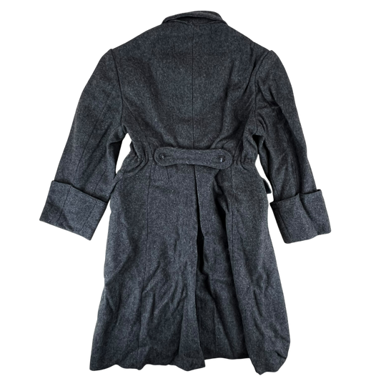 Bulgarian People's Army Grey Wool Greatcoat - Medium