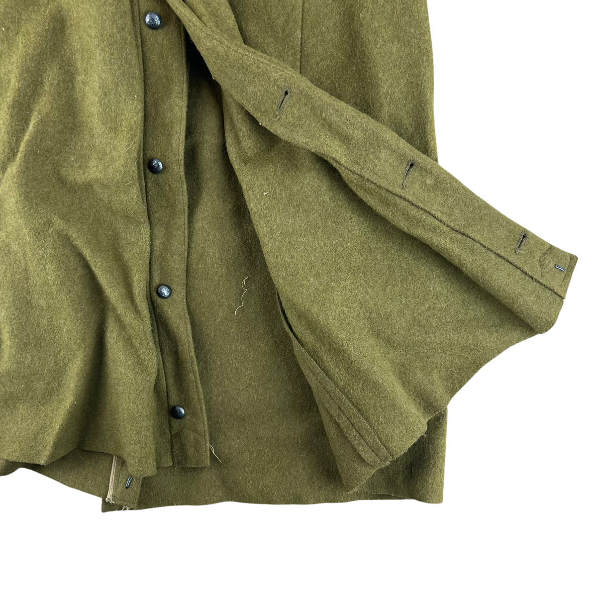 Romanian People's Army 70s Khaki Wool Greatcoat - Medium