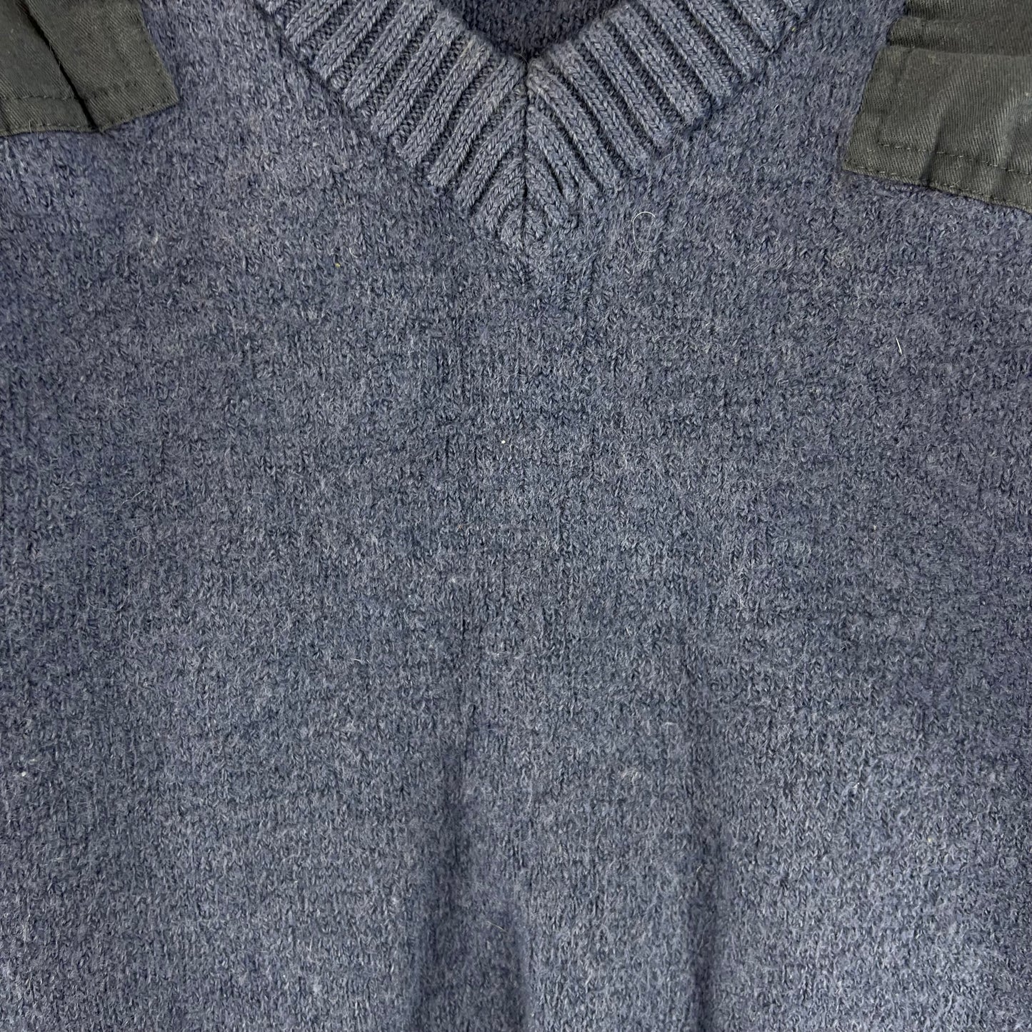 British RAF Wool V Neck Pullover Jersey Jumper - Small 82cm