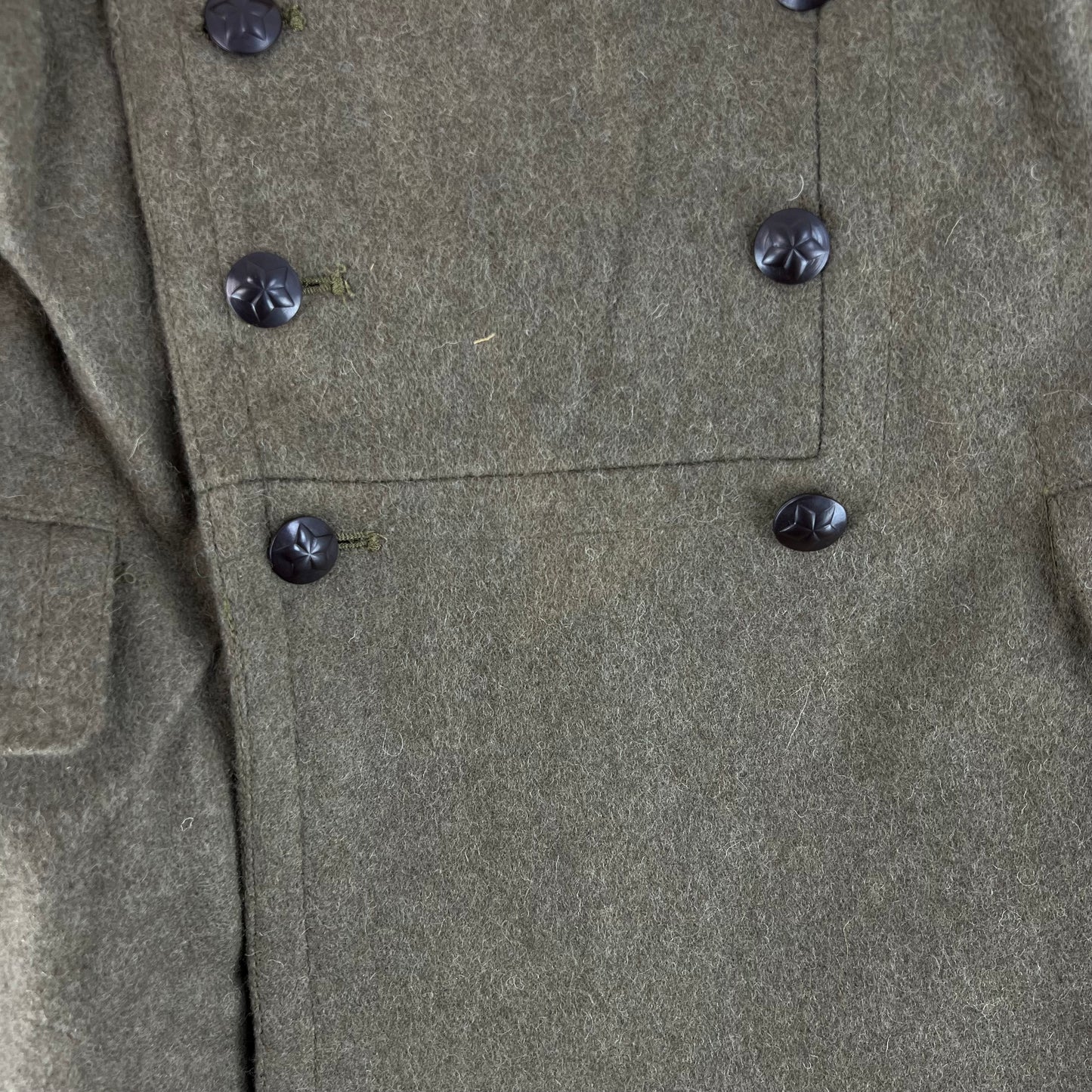 Bulgarian People's Army Khaki Wool Greatcoat - Medium