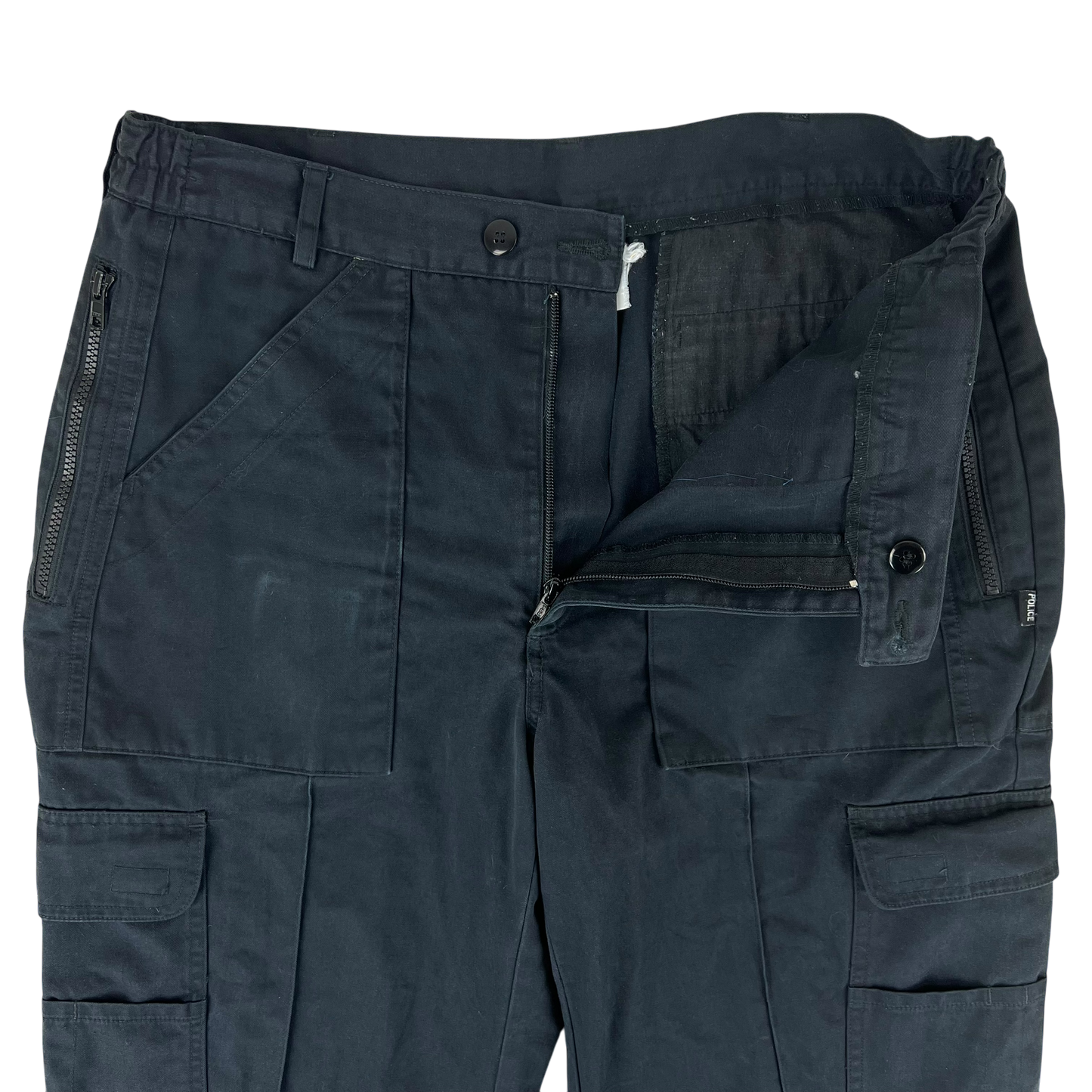 British Police MoD Black Utility Trousers - W36 L30