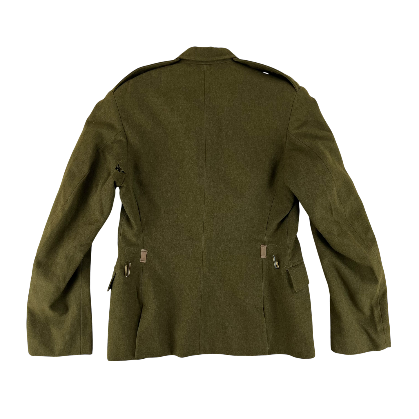 British Army 70s No. 2 Dress Jacket Khaki Green - Royal Regiment of Scotland - Medium SIZE 37
