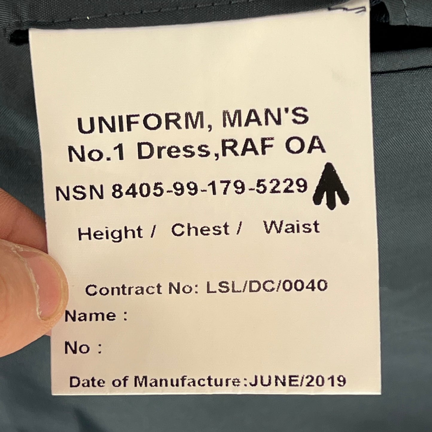 British Royal Air Force No. 1 Dress Jacket - Medium