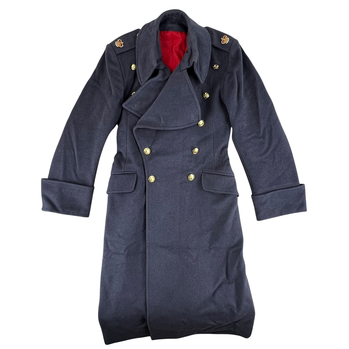 British Army Officer's Double Breasted Wool Greatcoat - Welsh Guards - Medium