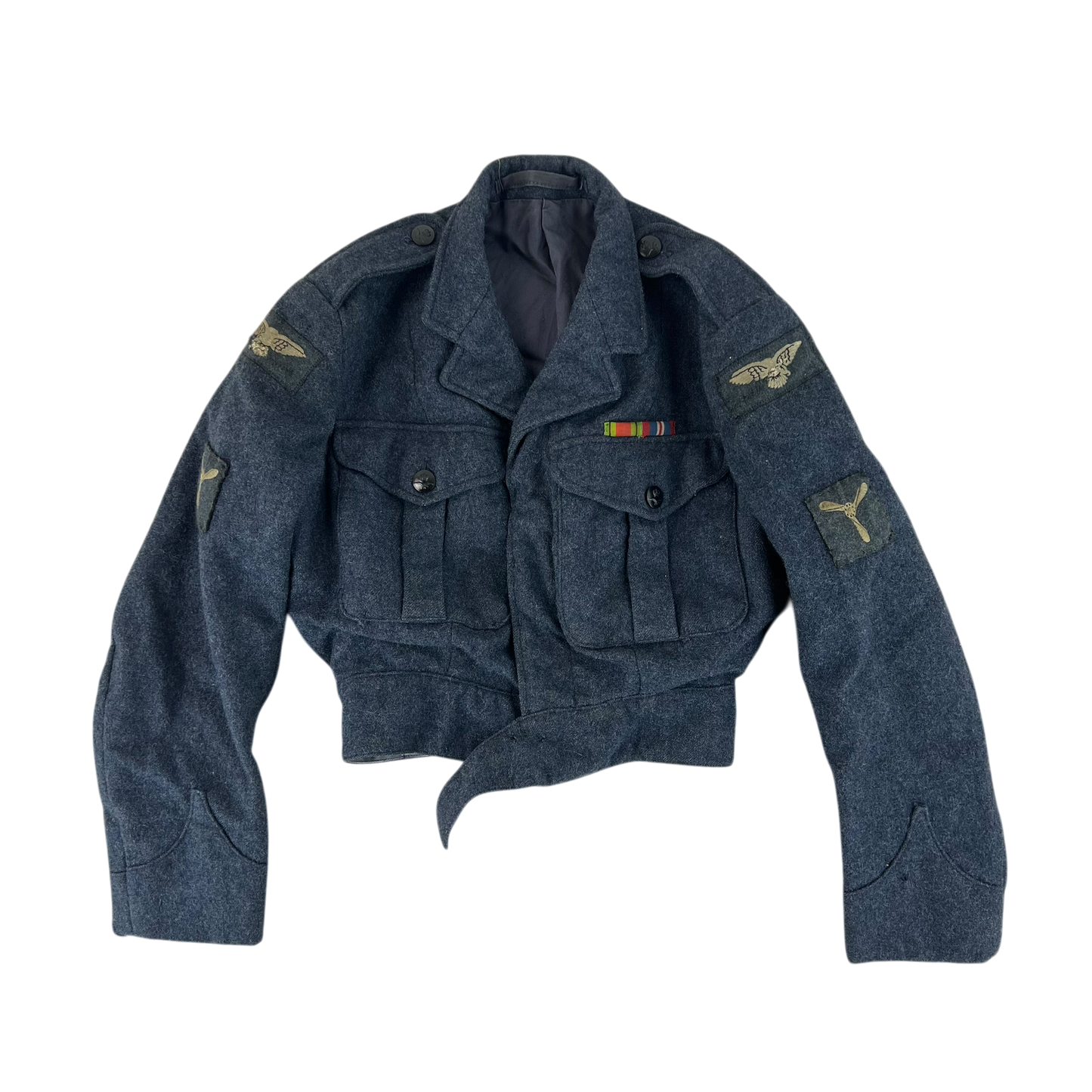 British RAF 60s Ike Battledress Blouse Jacket - WRAF - Medium SIZE 6