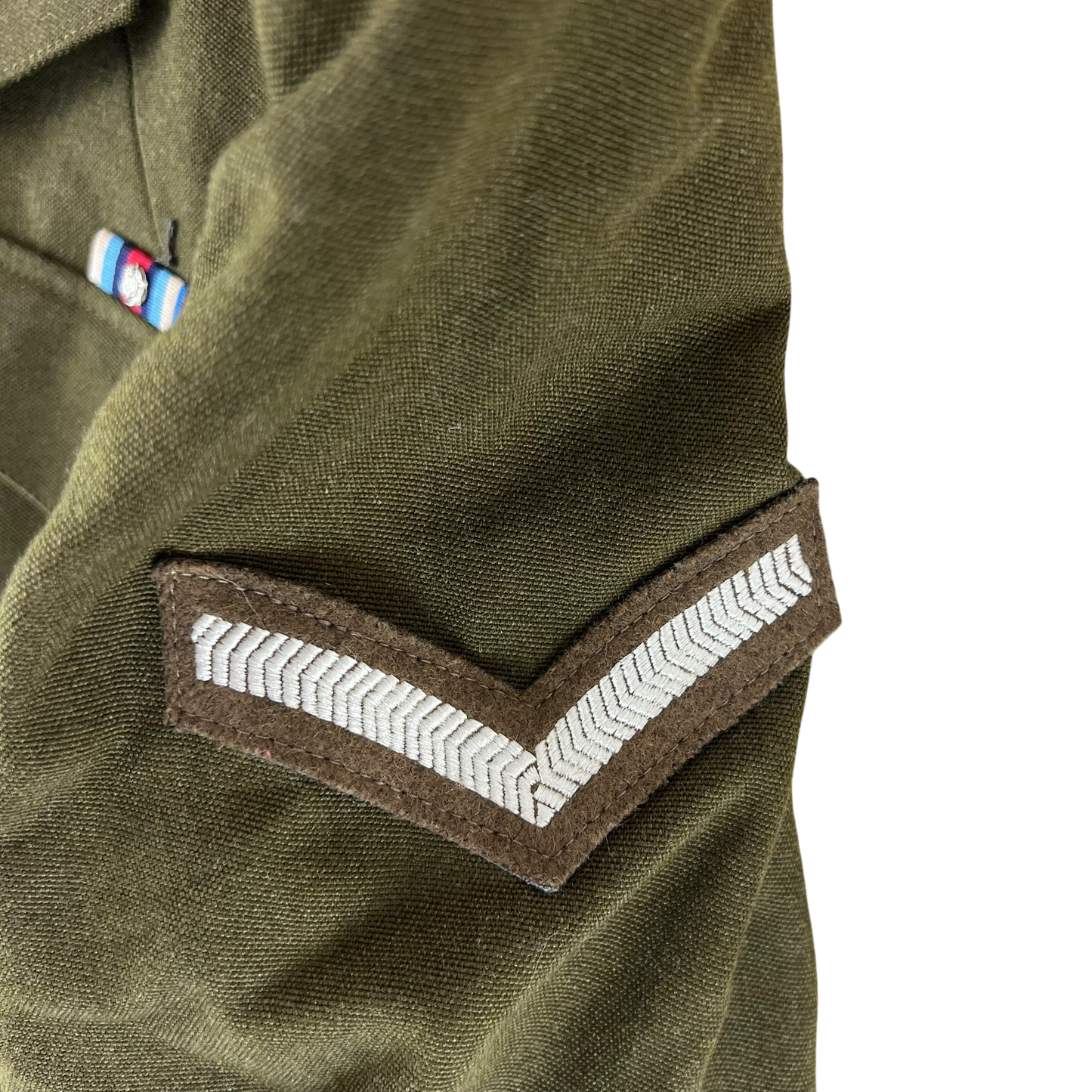 British Army 1980 Pattern No. 2 Olive Green Dress Jacket - Royal Tank Regiment - Medium 176/100