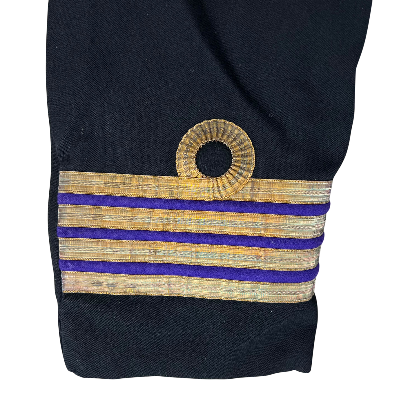 British Merchant Navy 60s Black Dress Uniform Set - Large