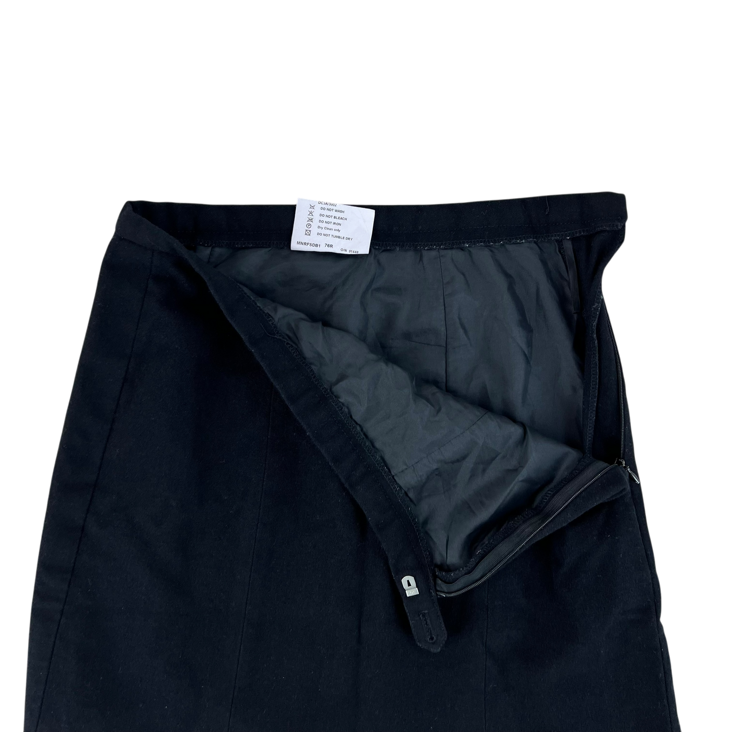 British Royal Navy Women's Officer's No. 3 & Officer's Class 1 Dress Black Skirt - W29