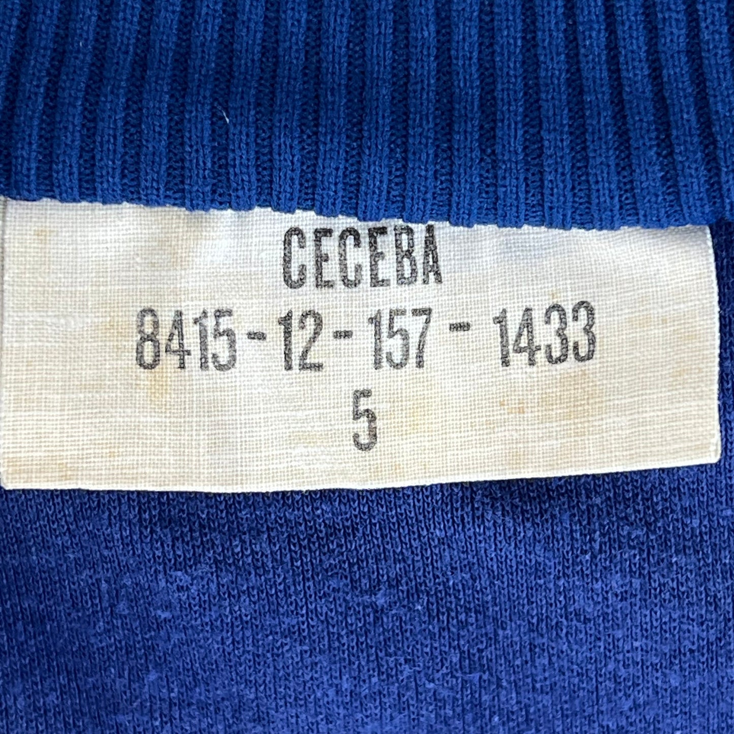West German Army 60s Tracksuit Top Jacket - Medium GrNr 5