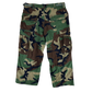 US Army Vintage M81 Woodland Camo Field Made Shorts - W35 L22