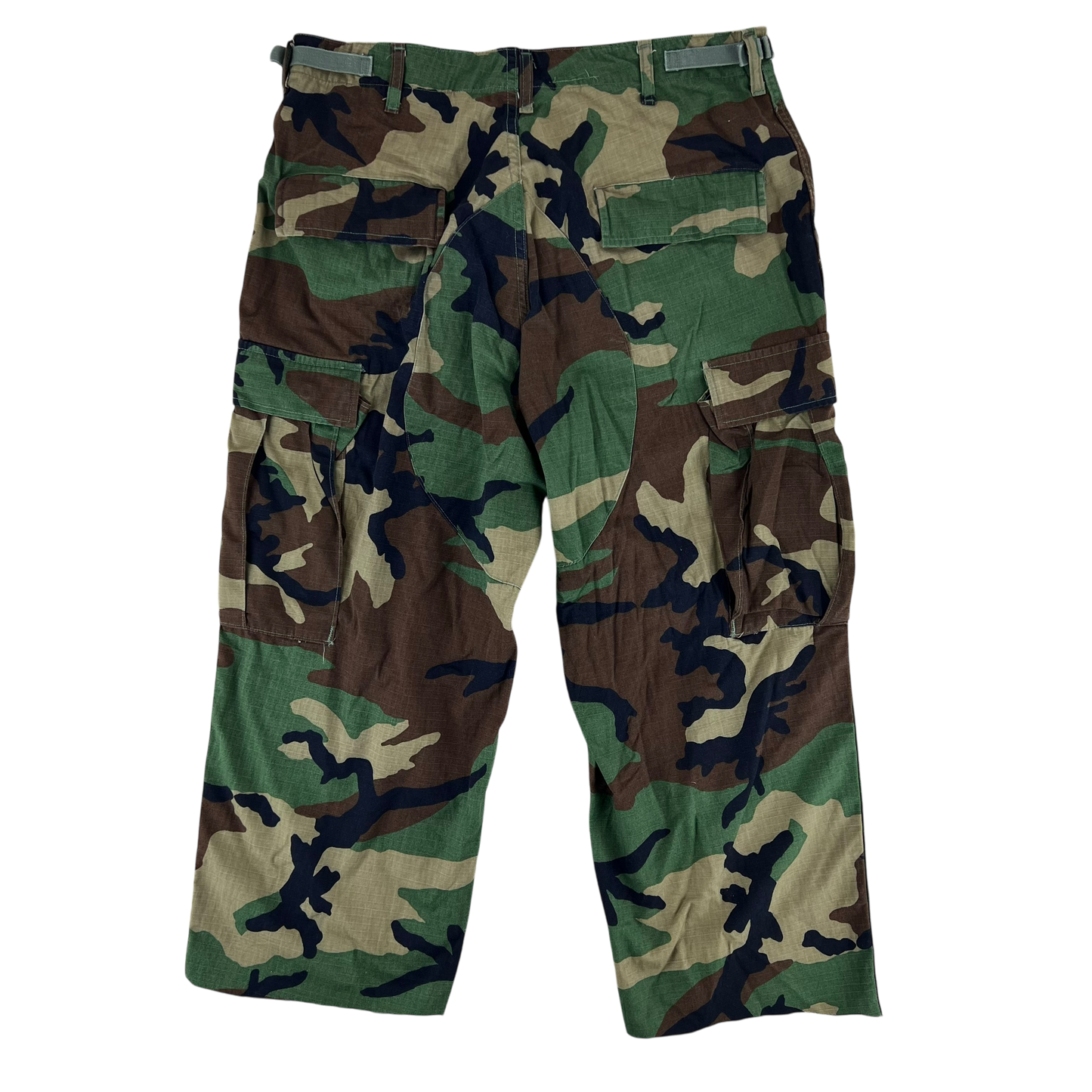 US Army Vintage M81 Woodland Camo Field Made Shorts - W35 L22