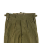 British Army 70s No2 Dress Khaki Wool Trousers - W33 L29