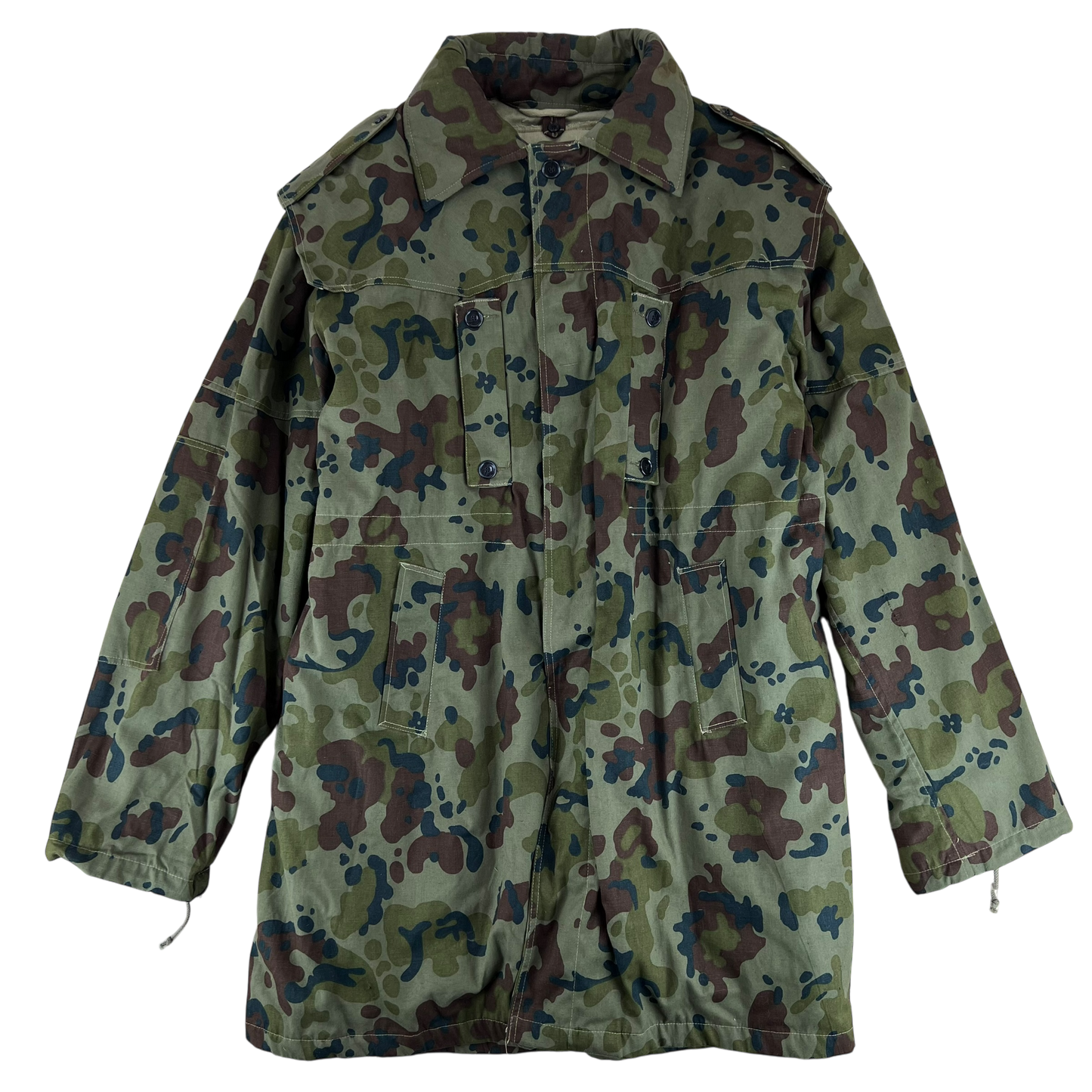 Romanian Army M1994 Fleck Leaf Camouflage Parka w/ Winter Liner - Medium