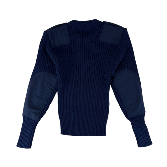 British Royal Navy Wool Crew Neck Pullover Jersey Jumper - Small 88cm