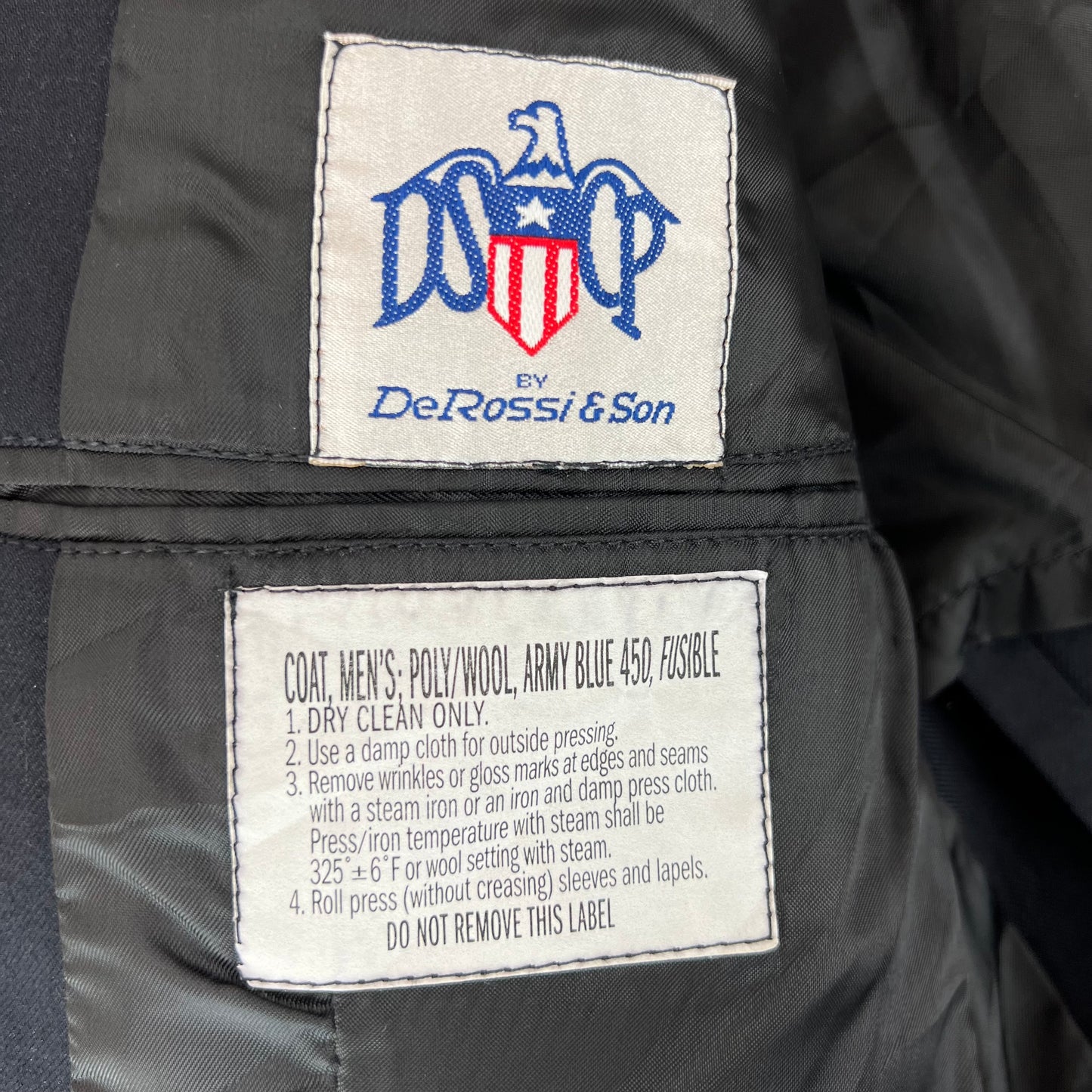 US Army Black Enlisted Service Dress Jacket - Large 41RC