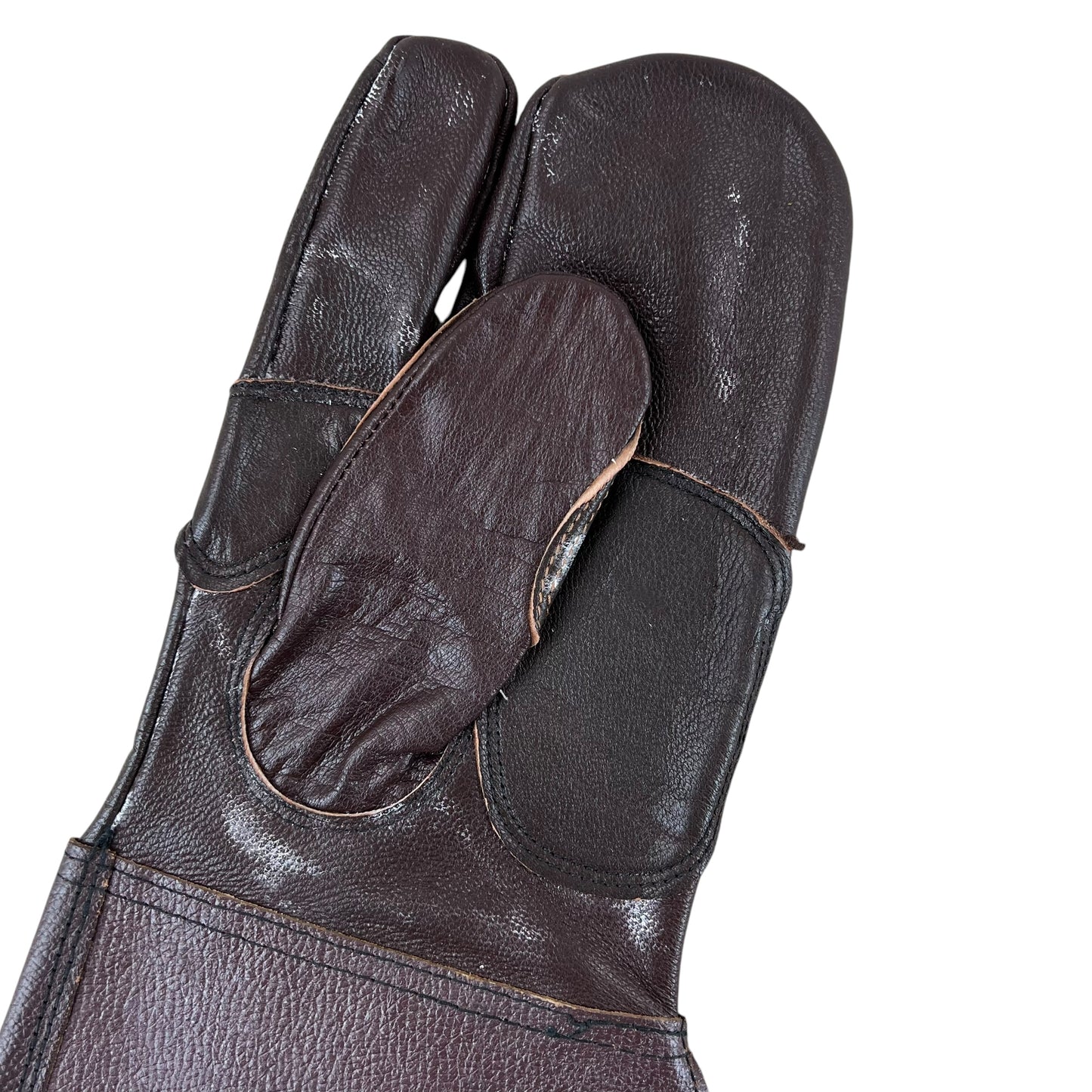 Finnish Air Force Leather Gauntlet Gloves