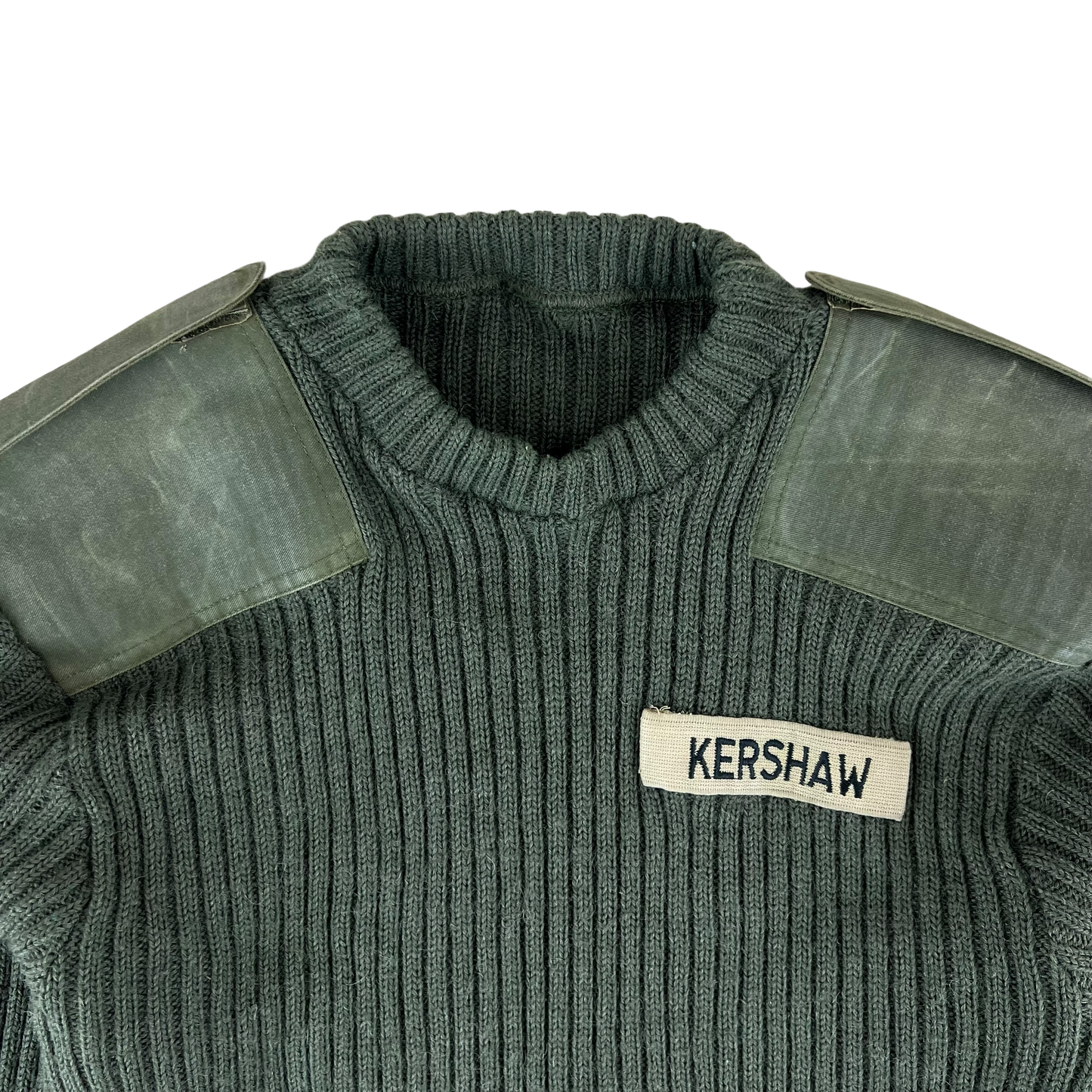 British Army Olive Green Pullover Jumper - Large