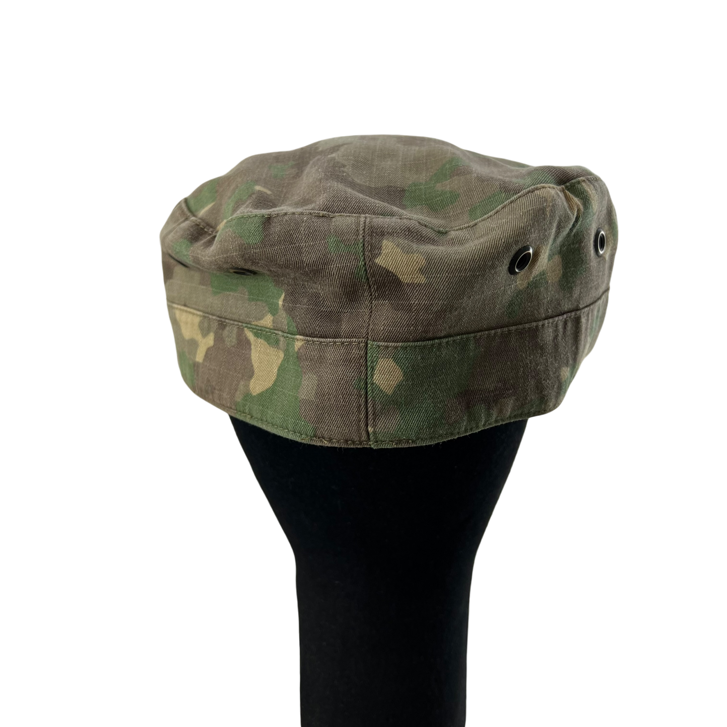 Romanian Army M2017 Woodland Camouflage Cap w/ Badge - Large 59cm