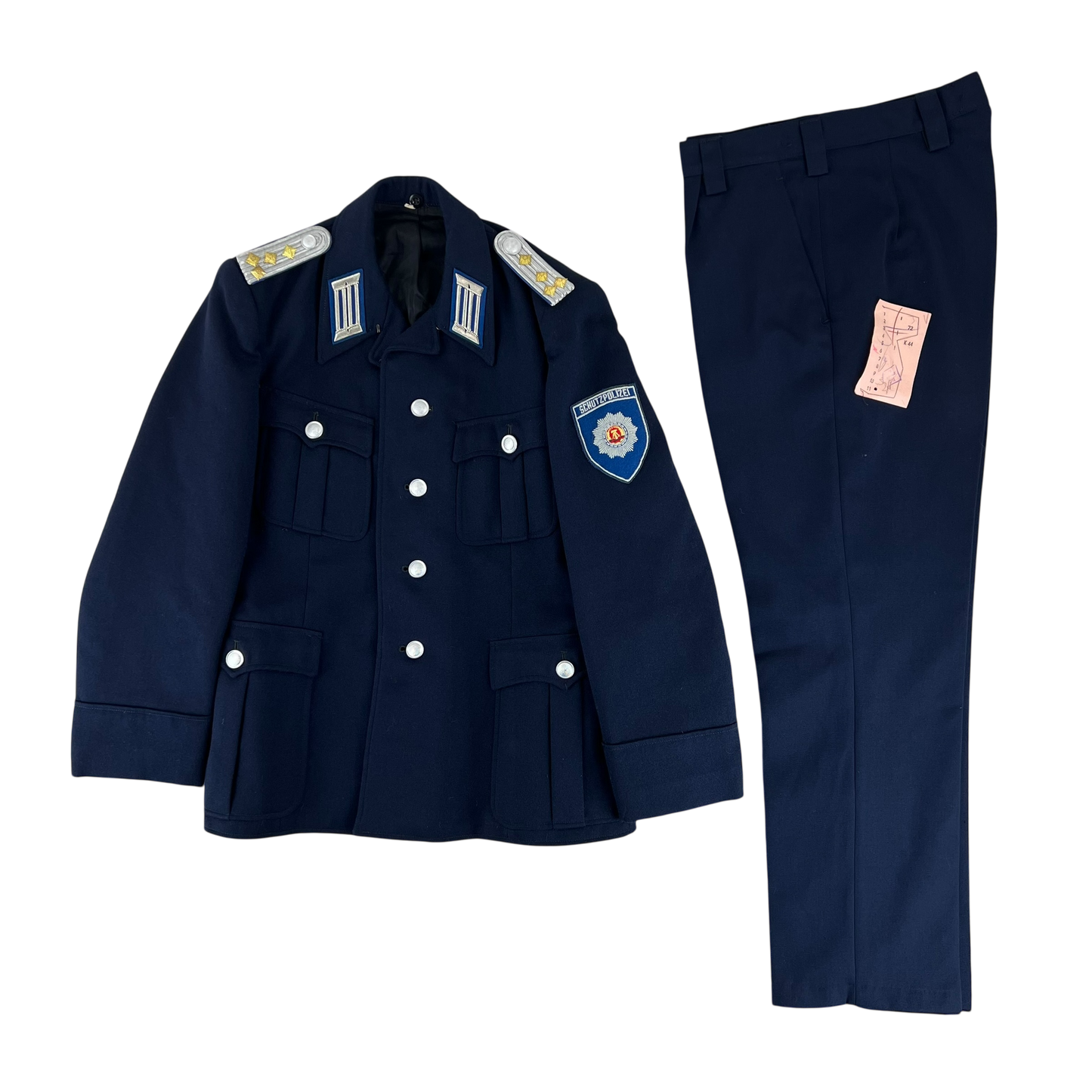 East German Police Schutzpolizei Dress Uniform Set - Small