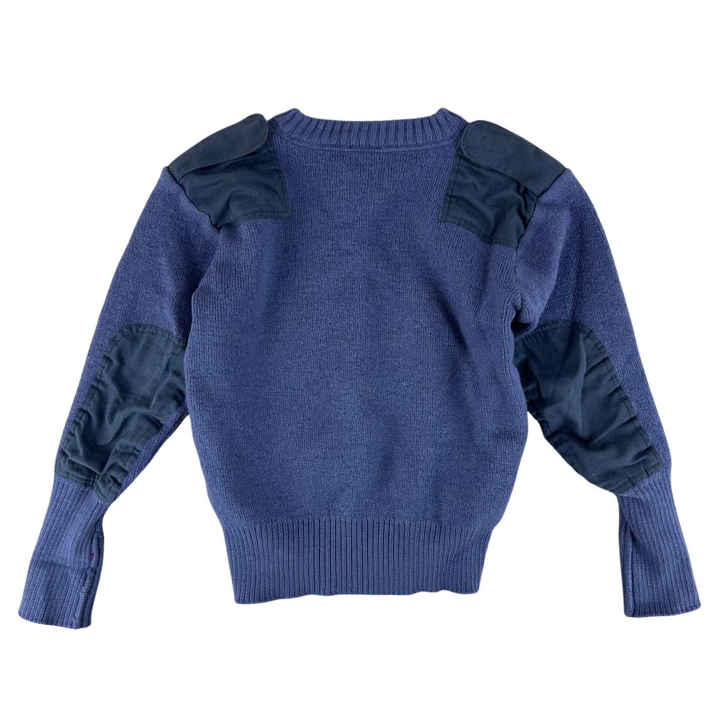 British RAF Wool V Neck Pullover Jersey Jumper - Small