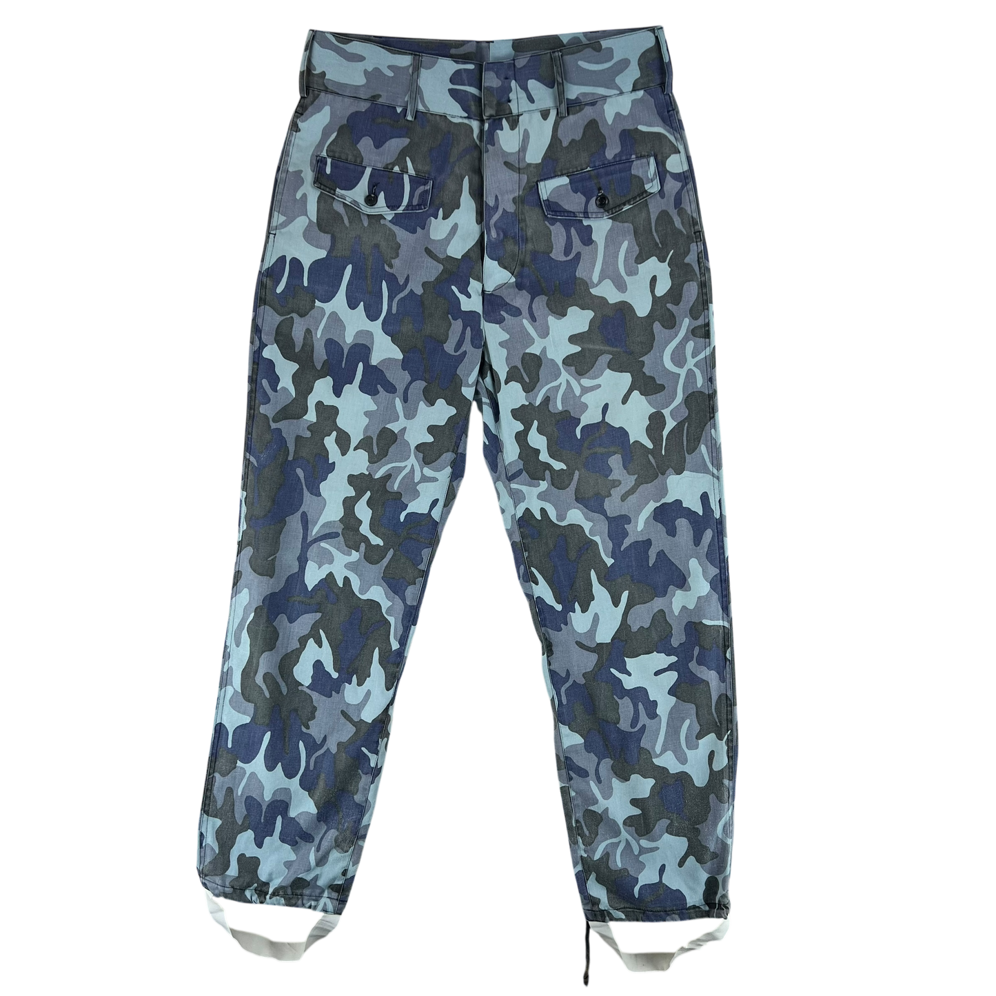 Romanian Army / Police M1990 Blue Leaf Camouflage Trousers - W34 L30.5