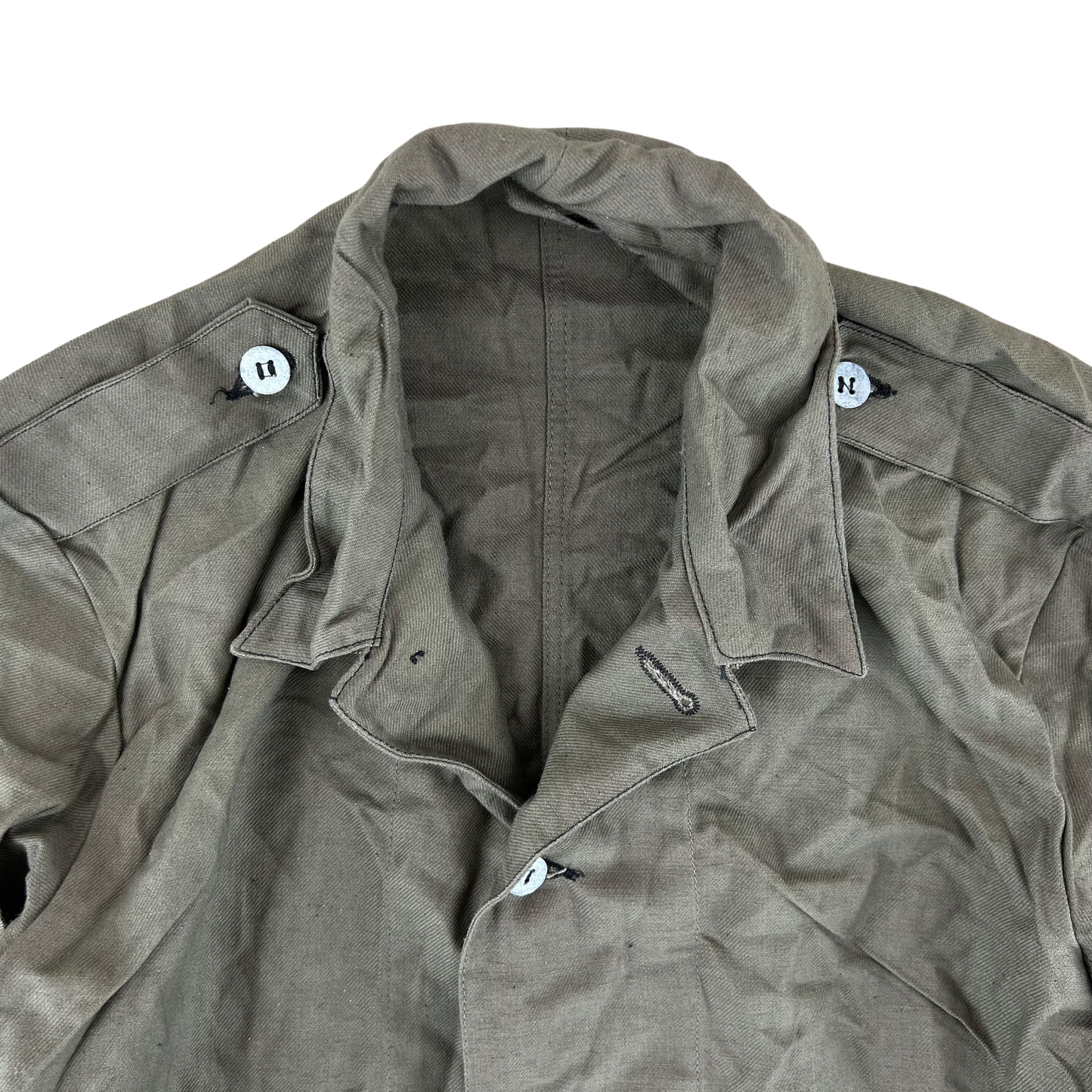 Swedish Army M40 "Grötrock" Brown Work Jacket - Large