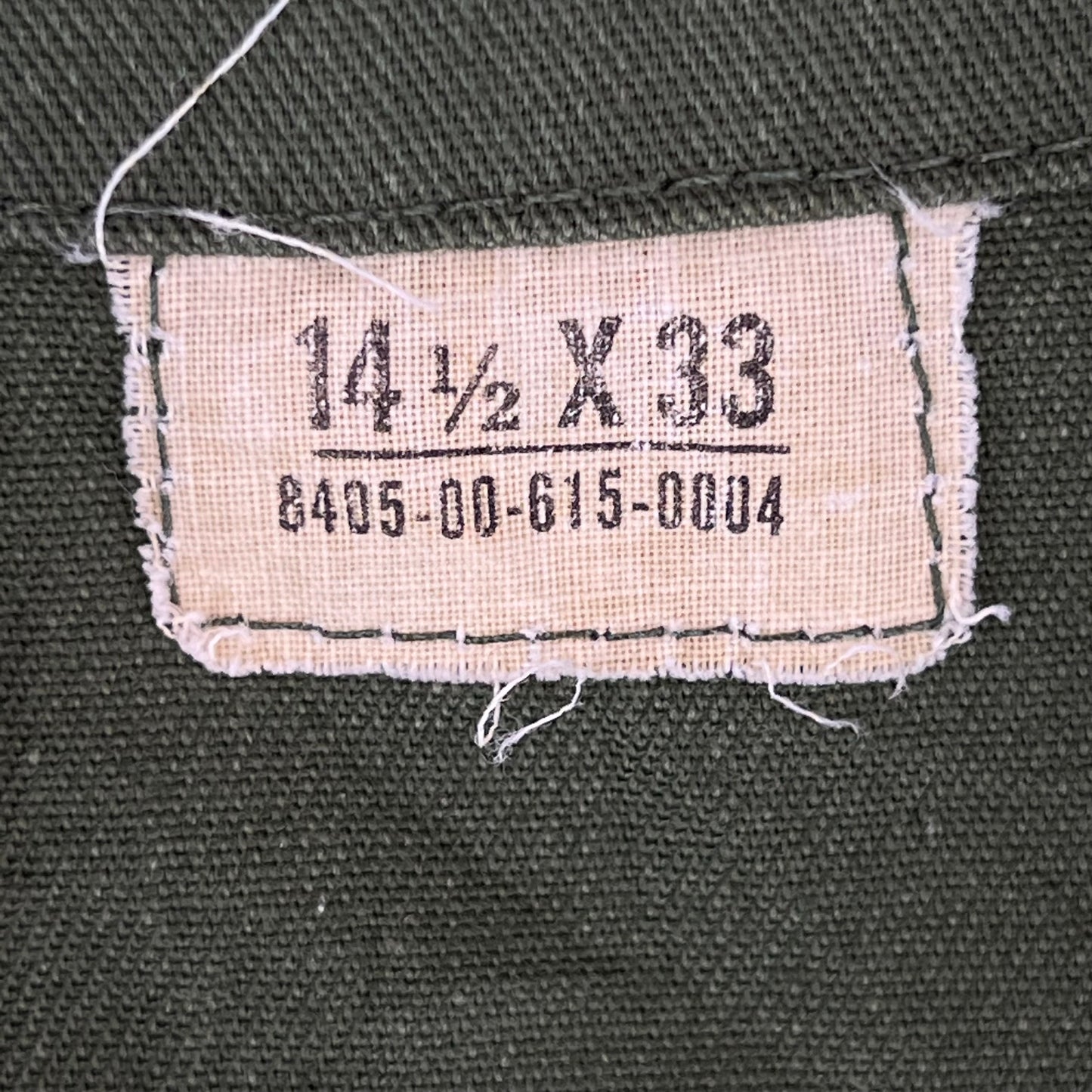 US Army Olive Green Long Sleeve Shirt - Small