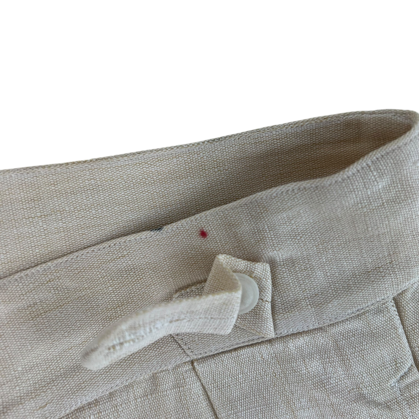 British Merchant Navy 50s Tropical Cream Trousers - W36 L31