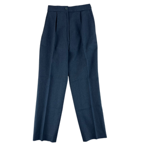 British RAF Women's 72 Pattern Blue-Grey Dress Trousers - W28 L29.5