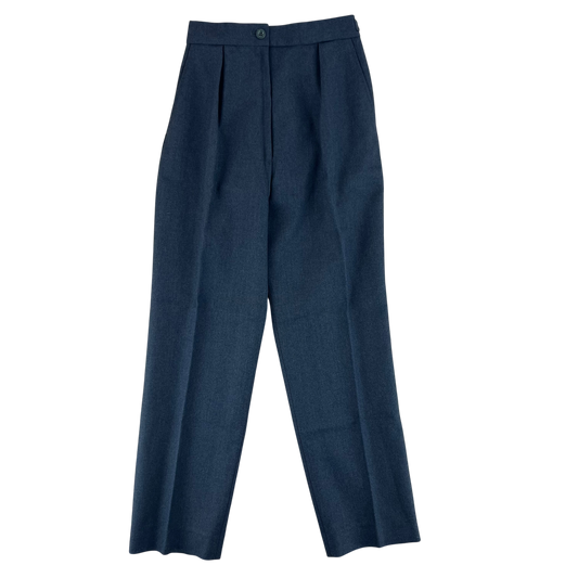 British RAF Women's 72 Pattern Blue-Grey Dress Trousers - W28 L29.5