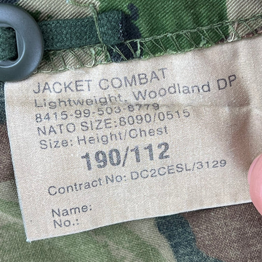 British Army S95 Shirt Jacket DPM Camouflage - 190/112