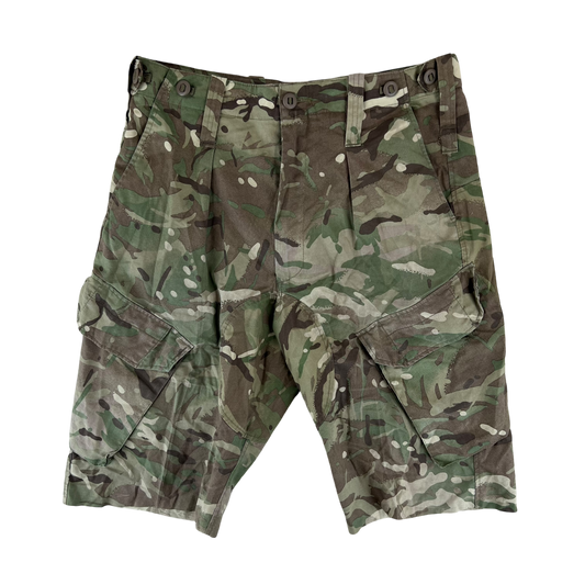 British Army MTP Camouflage Field Tailored Combat Shorts - W34