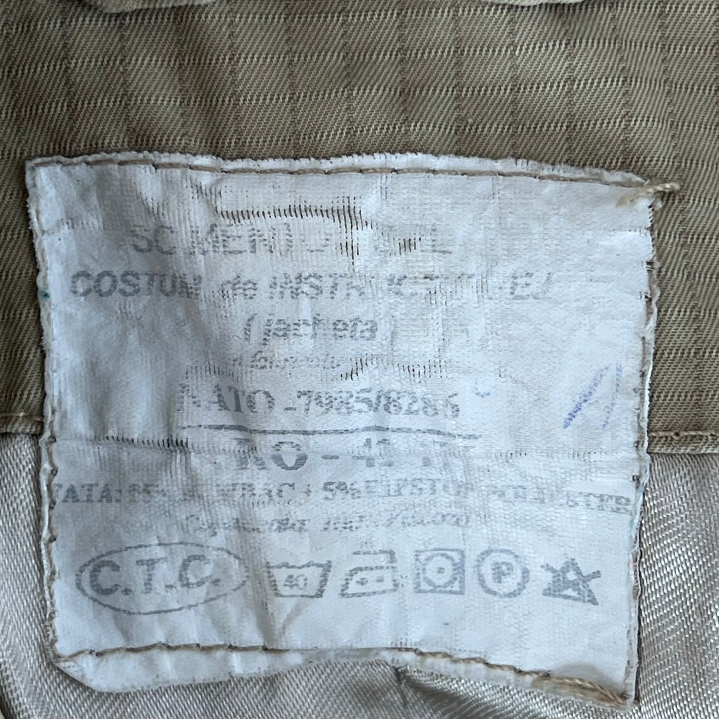 Romanian Army Tan Ripstop Blouson Jacket - Medium