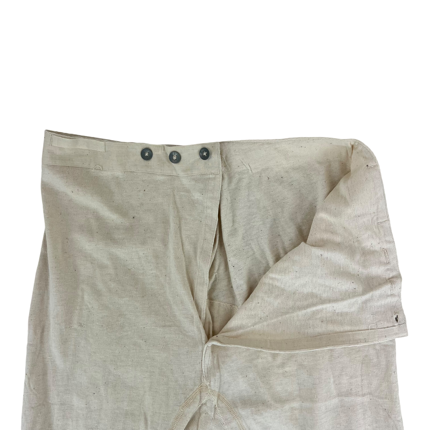 Swedish Army 1940's Vintage Cream Long Johns - W37