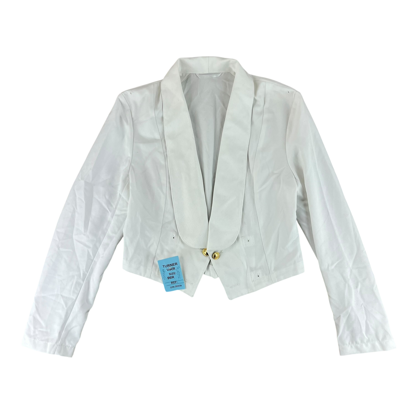 British Royal Navy Women's Tropical No. 2BW Mess Dress Jacket - Medium 96R