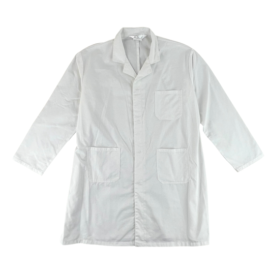 British Royal Navy White Dust Coat Overall - X Large